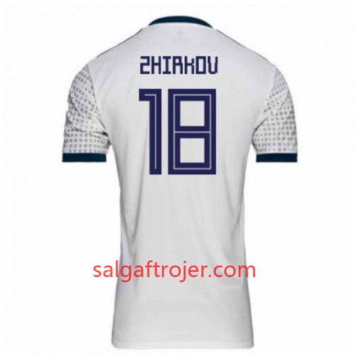 Rusland Fodboldtrøjer Zhirkov 18 Udebanesæt VM 2018 Rusland Fodboldtrøjer Zhirkov 18 Udebanesæt VM 2018